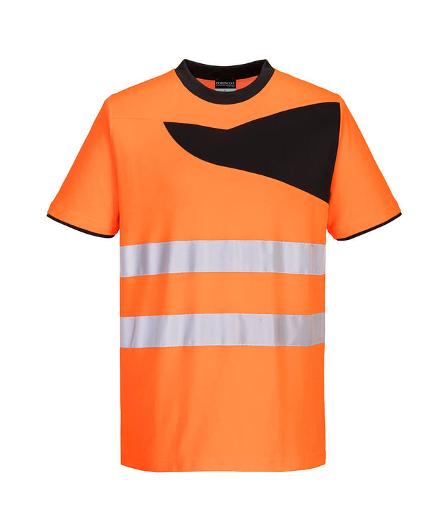 Tricou clasic reflectorizant Portwest PW213, 55% bumbac, 45% poliester, 144 gr/mp
