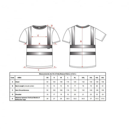 Tricou clasic reflectorizant Portwest RIS RT23, 100% poliester, 150 gr/mp
