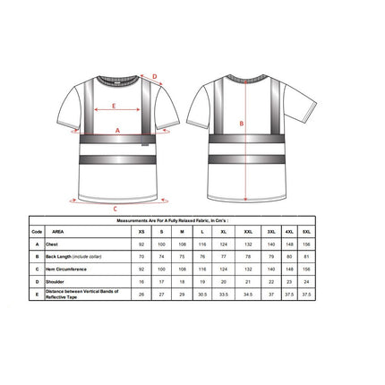 Tricou clasic reflectorizant Portwest RIS RT23, 100% poliester, 150 gr/mp