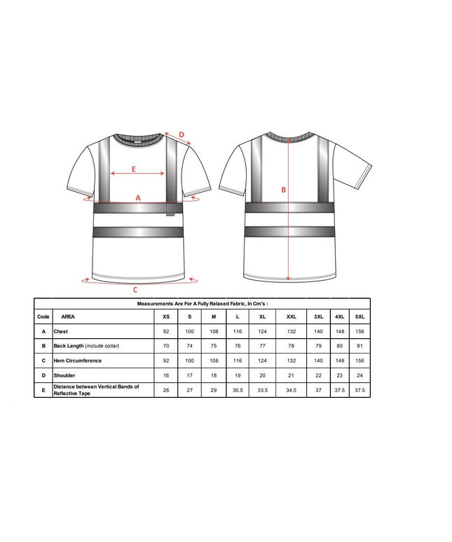 Tricou clasic reflectorizant Portwest RIS RT23, 100% poliester, 150 gr/mp