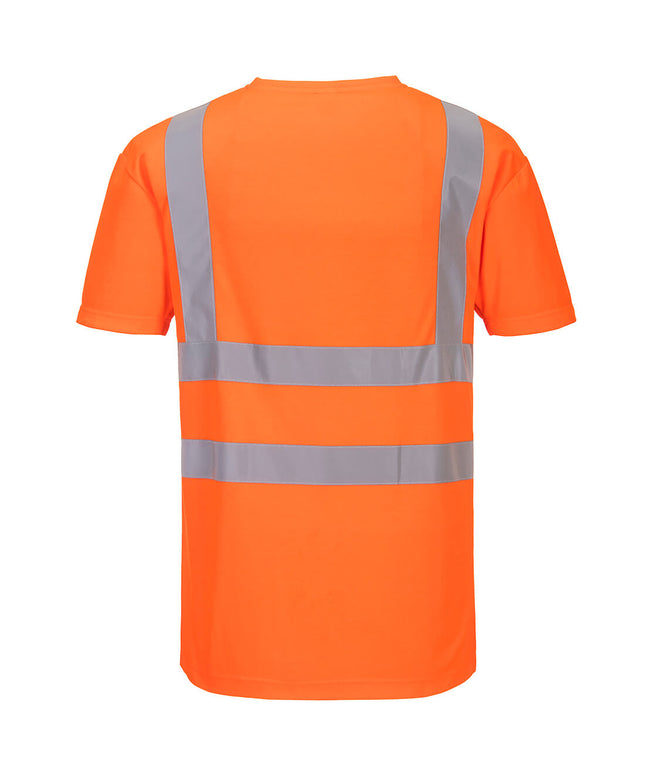 Tricou clasic reflectorizant Portwest S179, 55% bumbac, 45% poliester, 175 gr/mp