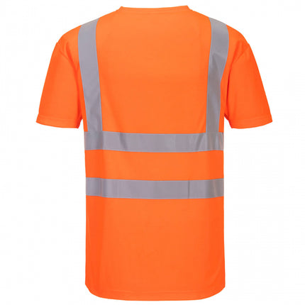 Tricou clasic reflectorizant Portwest S179, 55% bumbac, 45% poliester, 175 gr/mp