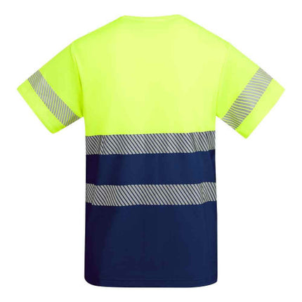 Tricou clasic reflectorizant Roly TAURI, 55% bumbac, 45% poliester, 170gr/mp