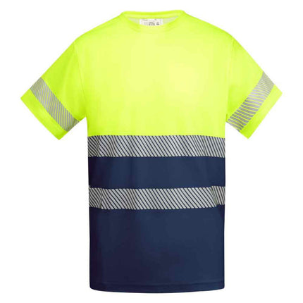 Tricou clasic reflectorizant Roly TAURI, 55% bumbac, 45% poliester, 170gr/mp
