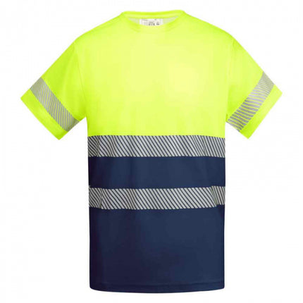 Tricou clasic reflectorizant Roly TAURI, 55% bumbac, 45% poliester, 170gr/mp