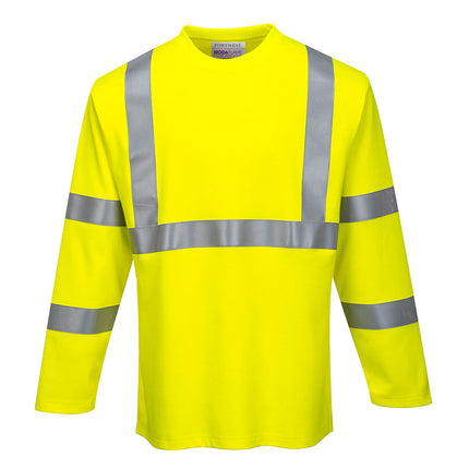 Bluza clasica reflectorizanta ignifuga Portwest FR HI VIS FR96, 60% modacrilic, 40% bumbac, 280g