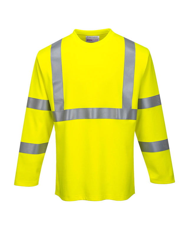 Bluza clasica reflectorizanta ignifuga Portwest FR HI VIS FR96, 60% modacrilic, 40% bumbac, 280g