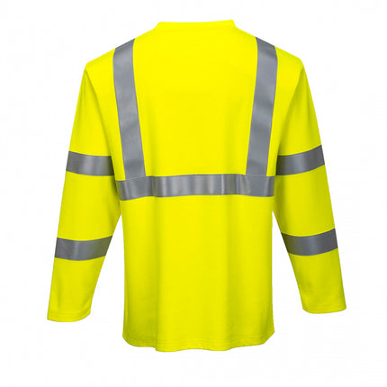 Bluza clasica reflectorizanta ignifuga Portwest FR HI VIS FR96, 60% modacrilic, 40% bumbac, 280g