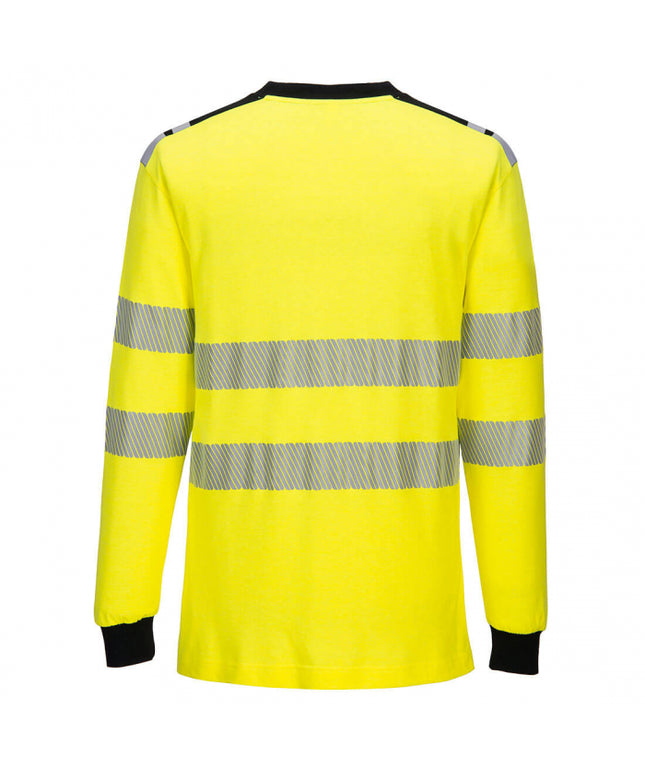 Tricou cu maneca lunga ignifug reflectorizant Portwest FR701, 60% modacrilic, 39% bumbac, 1% fibre carbon 210 gr/mp