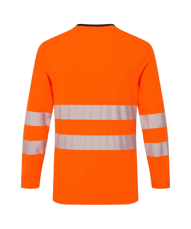 Tricou cu maneca lunga reflectorizant Portwest DX416, 100% poliester, 150 gr/mp