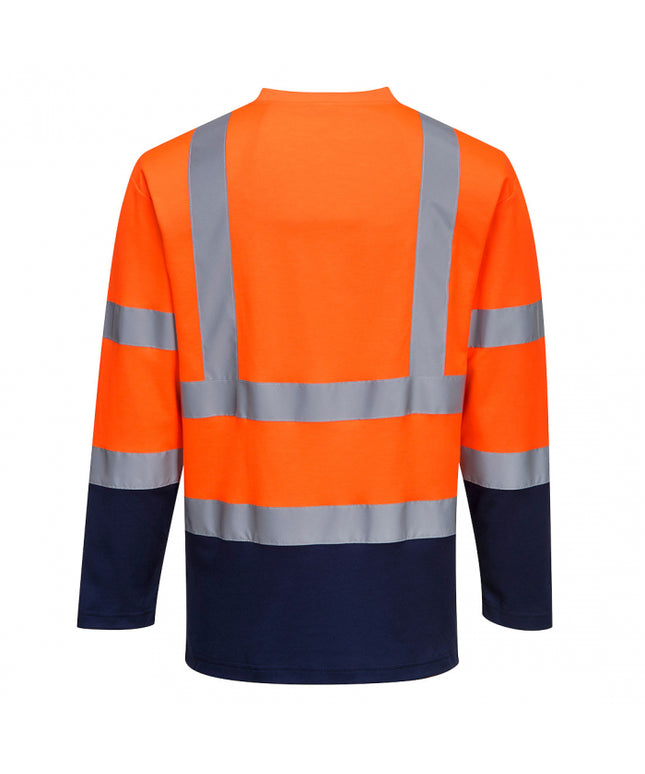 Tricou cu maneca lunga reflectorizant Portwest S280, 55% bumbac, 45% poliester, 175 gr/mp
