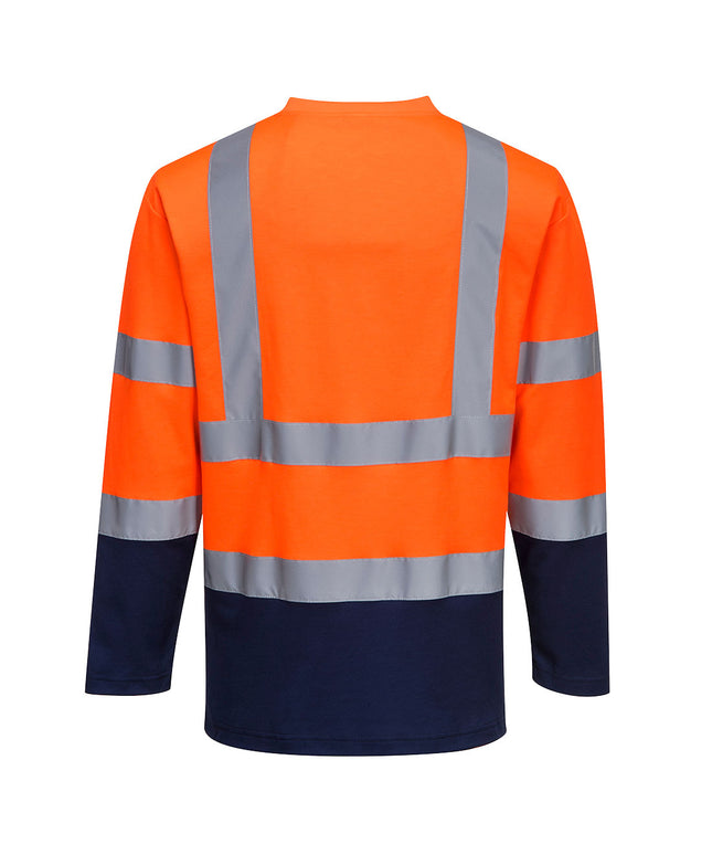 Tricou cu maneca lunga reflectorizant Portwest S280, 55% bumbac, 45% poliester, 175 gr/mp