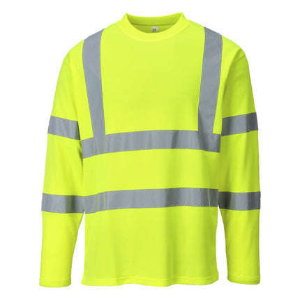 Tricou clasic cu maneca lunga HIVIS S278, 55% bumbac, 45% poliester, 175 gr/mp
