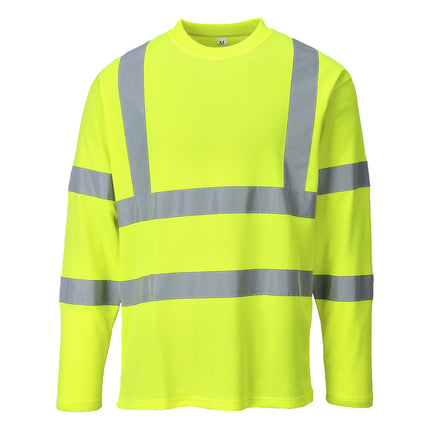 Tricou clasic cu maneca lunga HIVIS S278, 55% bumbac, 45% poliester, 175 gr/mp