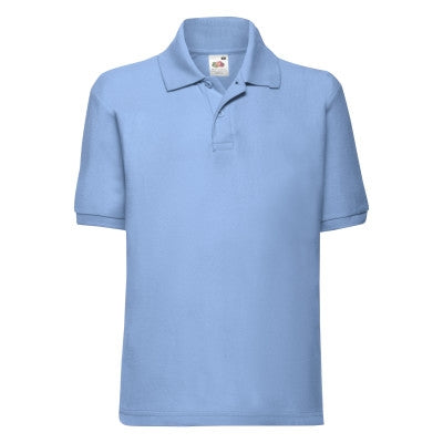 Tricou polo copii Fruit of the Loom FOL CLASSIC, 65/35 bumbac, 180 gr/mp