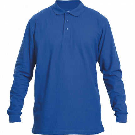 Tricou polo cu maneca lunga Cerva SANGU, 60% bumbac, 40% poliester, 180 gr/mp