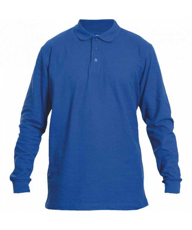 Tricou polo cu maneca lunga Cerva SANGU, 60% bumbac, 40% poliester, 180 gr/mp