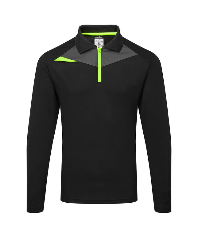 Tricou polo cu maneca lunga Portwest DX414, 100% poliester, 150 gr/mp