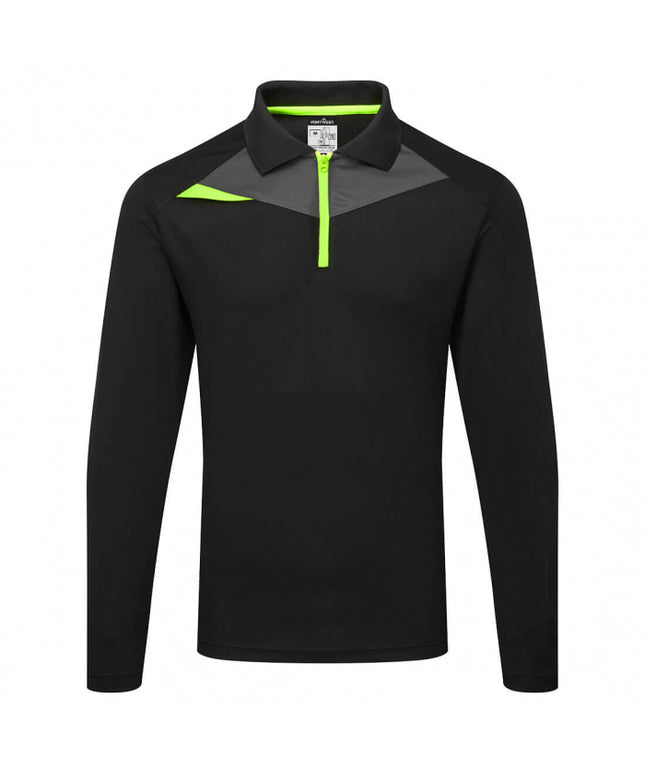 Tricou polo cu maneca lunga Portwest DX414, 100% poliester, 150 gr/mp