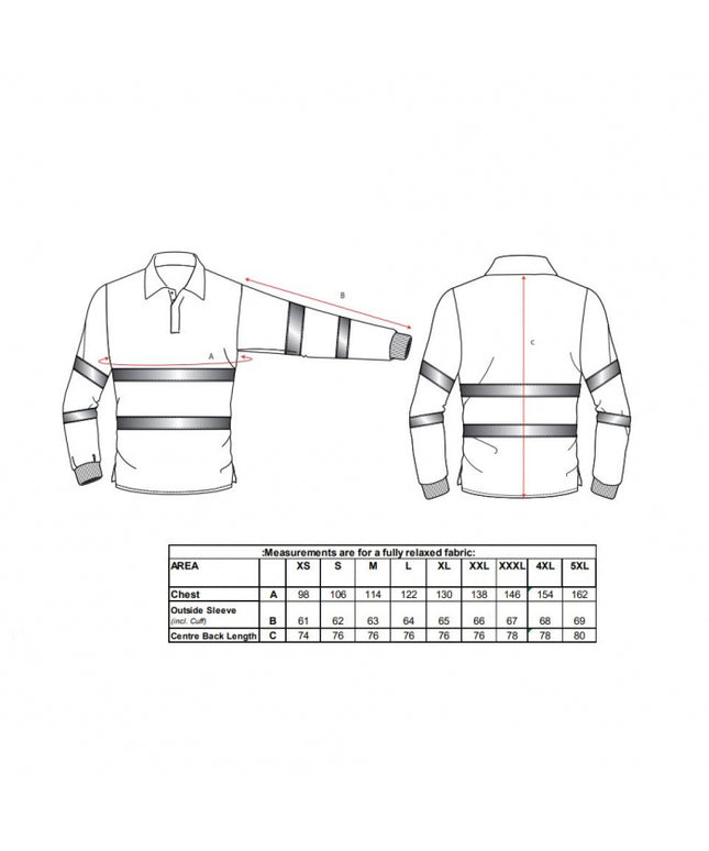 Tricou polo cu maneca lunga reflectorizant ignifug Portwest FR74, antistatic, bicolor, 60% modacrilic, 39% bumbac, 1% fibra carbon, 210g