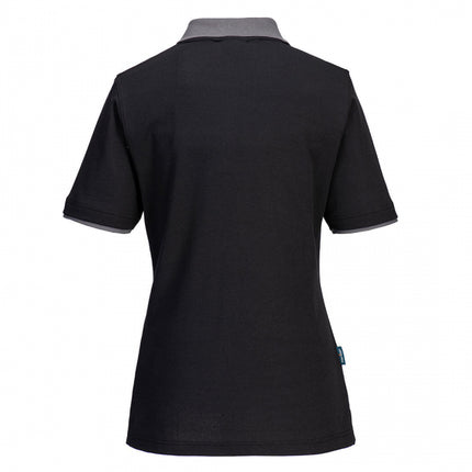 Tricou polo dama Portwest PW219, 55% bumbac, 45% poliester, 144 gr/mp