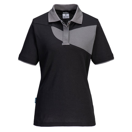 Tricou polo dama Portwest PW219, 55% bumbac, 45% poliester, 144 gr/mp