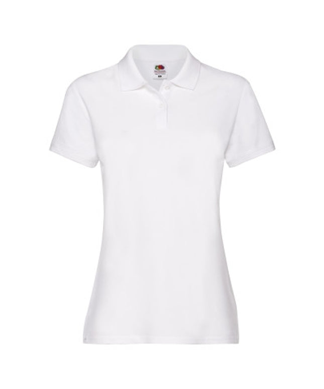 Tricou polo dama Fruit of the Loom FOL PREMIUM, 100% bumbac, 180 gr/mp