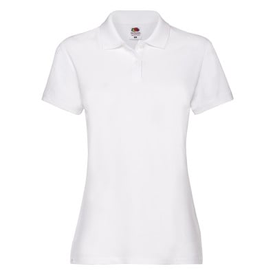Tricou polo dama Fruit of the Loom FOL PREMIUM, 100% bumbac, 180 gr/mp