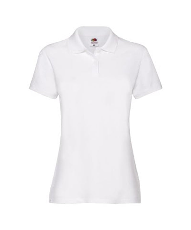 Tricou polo dama Fruit of the Loom FOL PREMIUM, 100% bumbac, 180 gr/mp