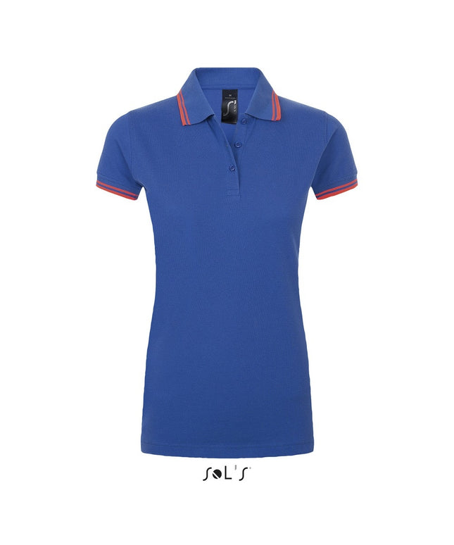 Tricou polo dama Sols 00578 PASADENA, 100% bumbac, 200 gr/mp