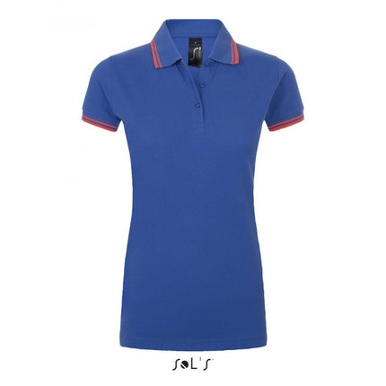 Tricou polo dama Sols 00578 PASADENA, 100% bumbac, 200 gr/mp