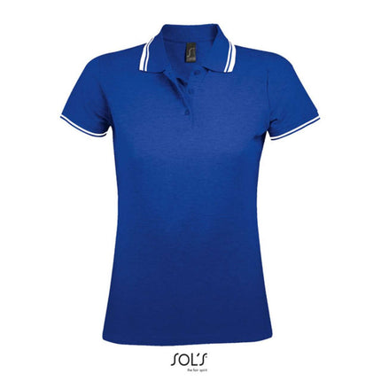 Tricou polo dama Sols 00578 PASADENA, 100% bumbac, 200 gr/mp