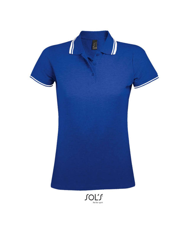 Tricou polo dama Sols 00578 PASADENA, 100% bumbac, 200 gr/mp