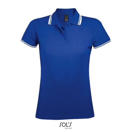 Tricou polo dama Sols 00578 PASADENA, 100% bumbac, 200 gr/mp