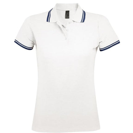 Tricou polo dama Sols 00578 PASADENA, 100% bumbac, 200 gr/mp