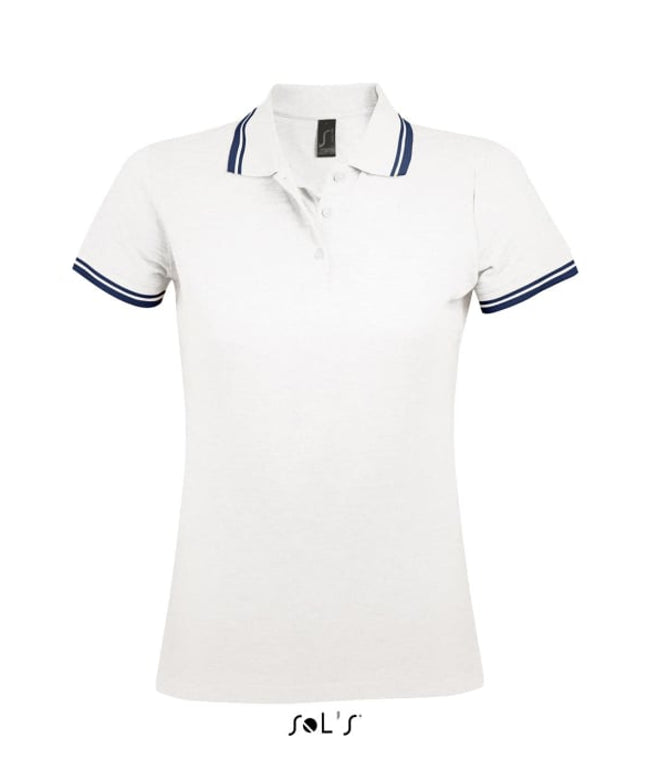 Tricou polo dama Sols 00578 PASADENA, 100% bumbac, 200 gr/mp
