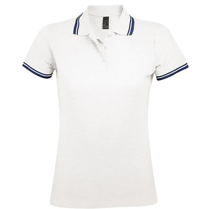 Tricou polo dama Sols 00578 PASADENA, 100% bumbac, 200 gr/mp
