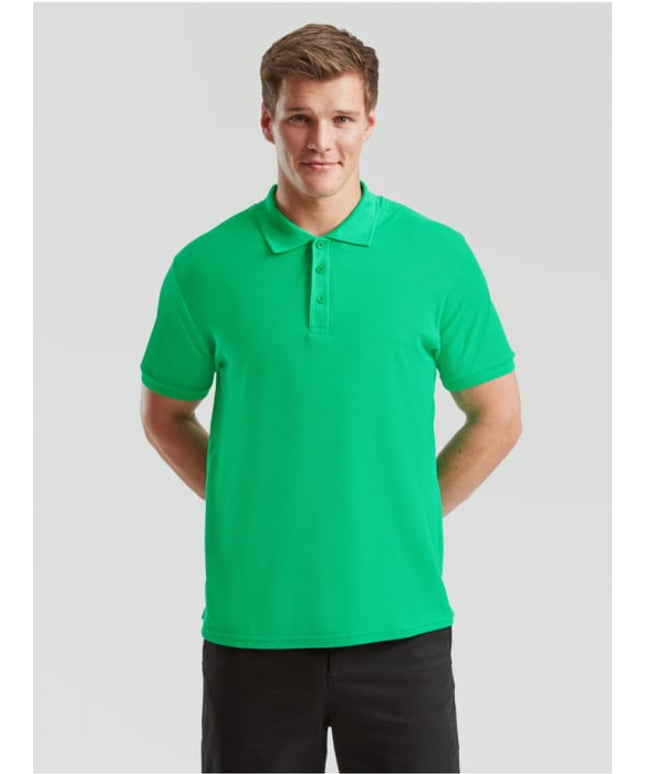 Tricou polo Fruit of the Loom FOL PREMIUM, 100% bumbac, 180 gr/mp