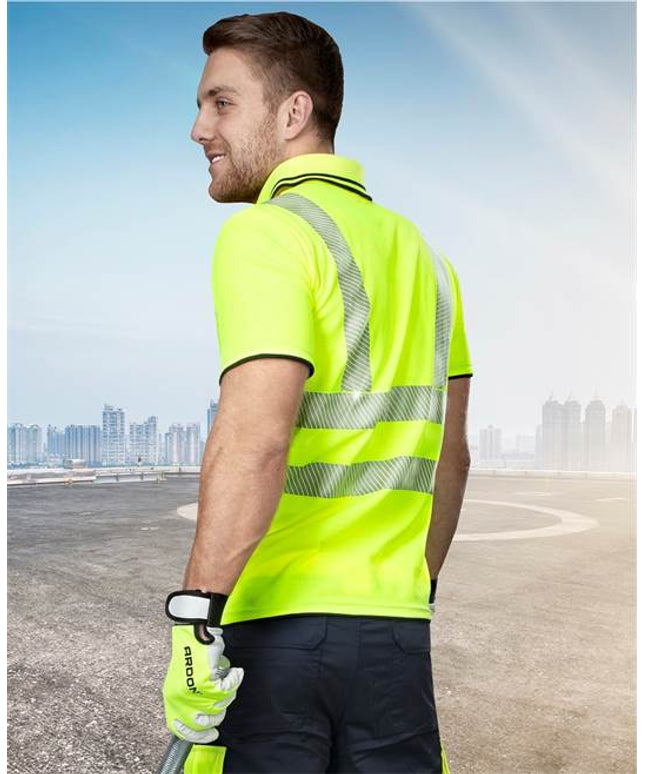 Tricou polo reflectorizant Ardon SIGNAL, bumbac 55% - poliester 45%, 150 gr/mp