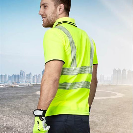 Tricou polo reflectorizant Ardon SIGNAL, bumbac 55% - poliester 45%, 150 gr/mp