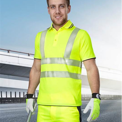 Tricou polo reflectorizant Ardon SIGNAL, bumbac 55% - poliester 45%, 150 gr/mp