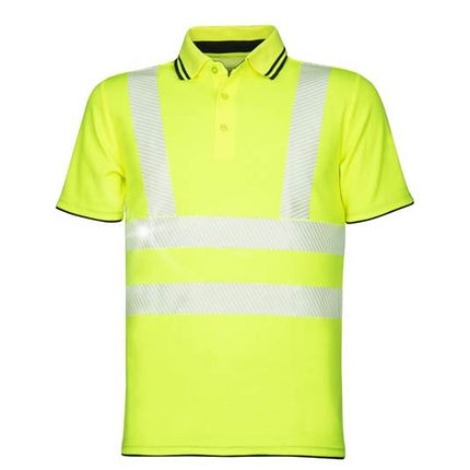 Tricou polo reflectorizant Ardon SIGNAL, bumbac 55% - poliester 45%, 150 gr/mp