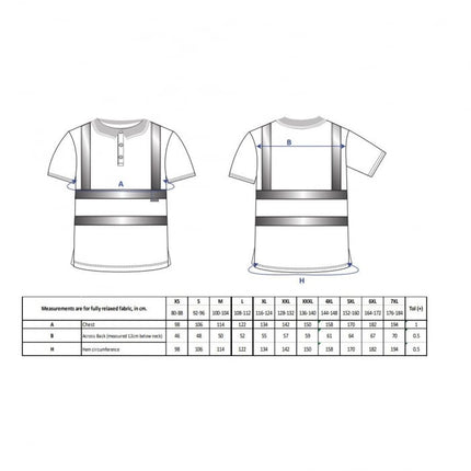 Tricou polo reflectorizant Portwest RIS RT22, 100% poliester, 175 gr/mp