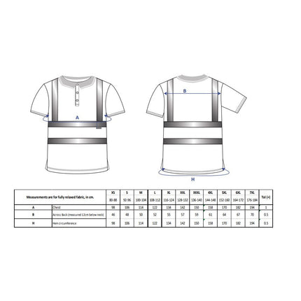 Tricou polo reflectorizant Portwest RIS RT22, 100% poliester, 175 gr/mp