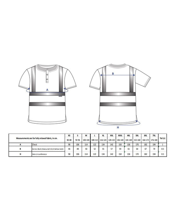 Tricou polo reflectorizant Portwest RIS RT22, 100% poliester, 175 gr/mp