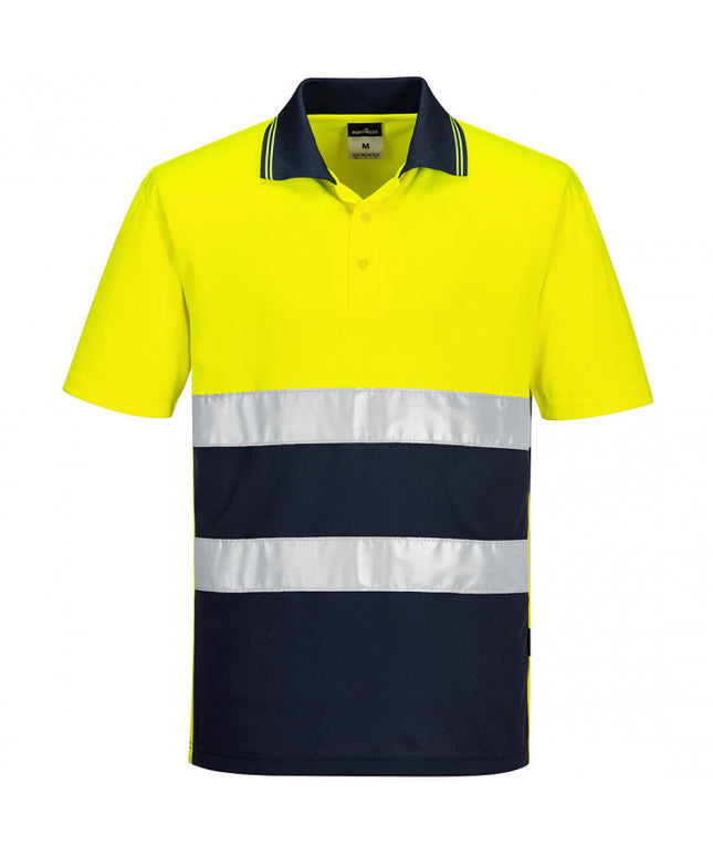 Tricou polo reflectorizant Portwest S175, 100% poliester, 150 gr/mp