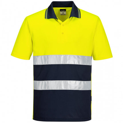 Tricou polo reflectorizant Portwest S175, 100% poliester, 150 gr/mp