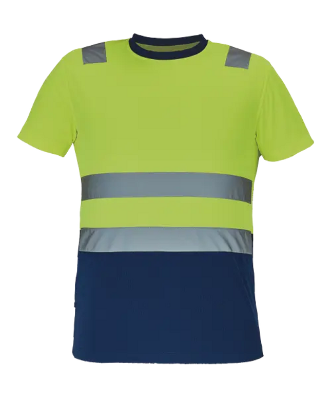 Tricou clasic Cerva NOYO ESD V, 96% bumbac, 4% fibra antistatica, 170 gr/mp