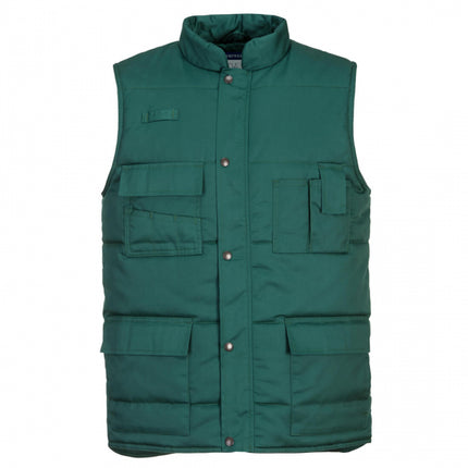 Vesta captusita de iarna termica Portwest S414 SHETLAND, 65% poliester, 35% bumbac, 190 gr/mp