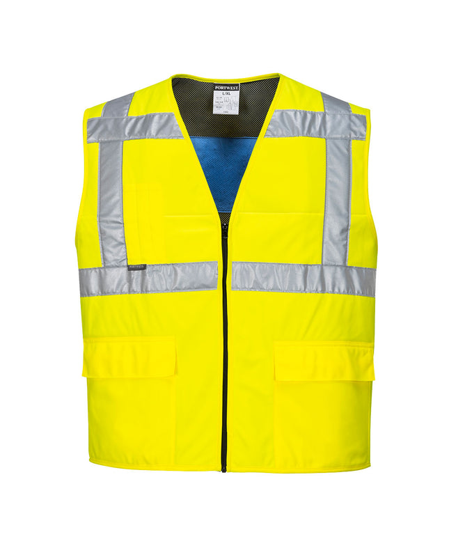 Vesta reflectorizanta Portwest COOLING CV02, cu functie de racire 100% poliester, 120g